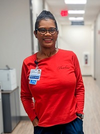 Princeton Health staff member Go Red for Women 2023